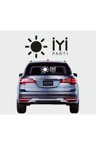 İndispensableyl İyi Parti Logo Sticker 35 X 20 Cm - Resim 2