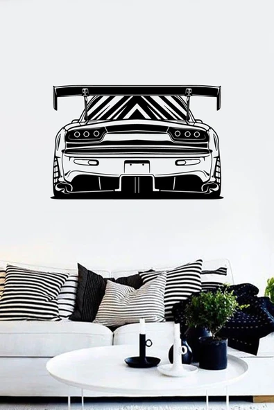 İndispensableyl Modifiyeli Araba Arkadan Duvar Sticker 60 X 40 Cm - Resim 2