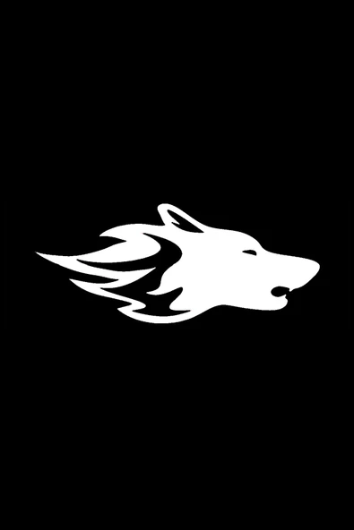 İndispensableyl Kurt Başı Doğu Sticker 20 X 10 Cm - Resim 3