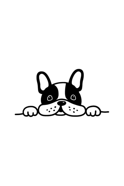 İndispensableyl Bagajdan Bakan Bulldog Sticker 10 X 6 Cm ürün görseli