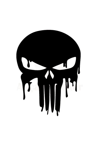 İndispensableyl Kuru Kafa Sticker 20 X 14 Cm ürün görseli