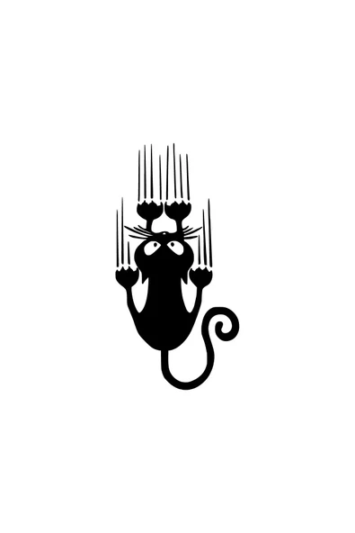 İndispensableyl Kayan Kedi Sticker 20 X 40 Cm - 1