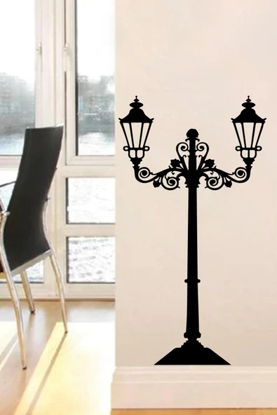 İndispensableyl Park Lambası Duvar Dekor Sticker 60 X 106 Cm - Resim 3