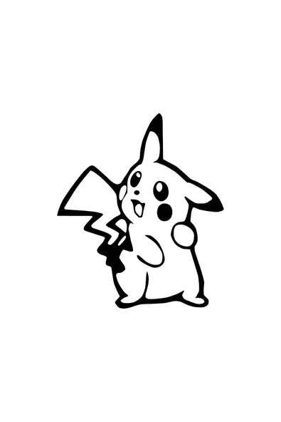 İndispensableyl Pikachu Sticker 20 X 24 Cm ürün görseli