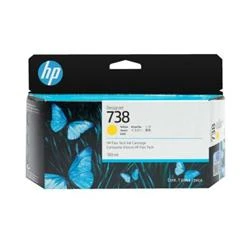 HP 738 Yellow Sarı 130ML Plotter Kartuşu 498N7A - Resim 2