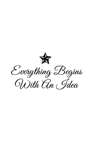 İndispensableyl With An Idea Sticker 20 X 10 Cm - 1