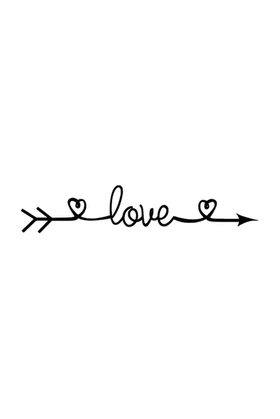 İndispensableyl Love Oku Sticker 20 X 4 Cm - 1