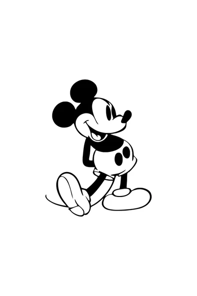 İndispensableyl Mickey Ayakta Sticker 20 X 26 Cm ürün görseli