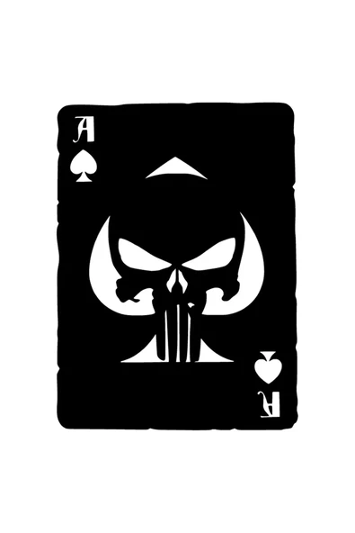 İndispensableyl Punisher Maça As Sticker 10 X 14 Cm ürün görseli