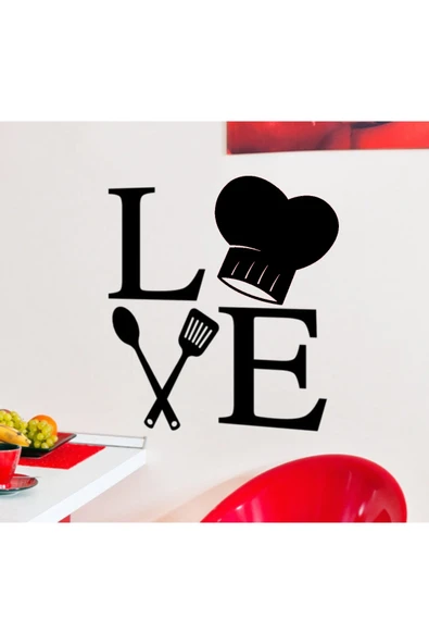 İndispensableyl Love Cooking Sticker 10 X 11 Cm - Resim 2