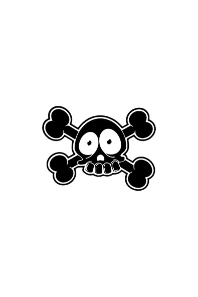 İndispensableyl Kuru Kafa Tehlike Sticker 10 X 7 Cm ürün görseli