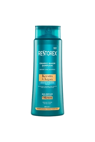 Restorex Keratin & Argan Şampuan 500 Ml x 5 Adet - 4