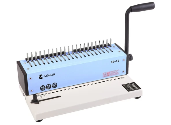 Mühlen Sd-12 Plastik Spiral Ciltleme Makinesi