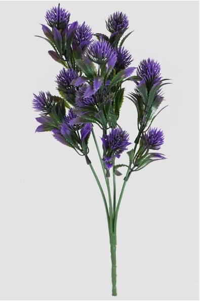 5 Dal Yapay Çiçek Plastik Demet Beyaz Iğneli Çam Demeti Garnitür Aradal Dekoratif Yapay Bitki - Resim 7