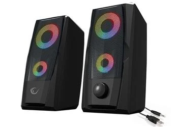 Rampage RMS-X9 2.0 RGB Işıklı Multimedia 5V 30dB Gaming Oyuncu Speaker - 2
