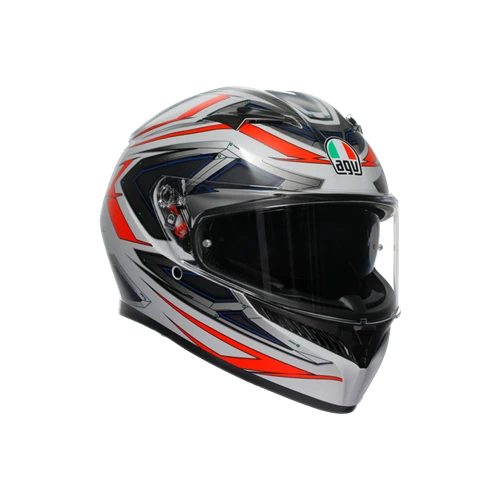 AGV KASK/K3  E2206 MPLK SPACE MATT WHITE RED FLUO  CONFİGURATİON
