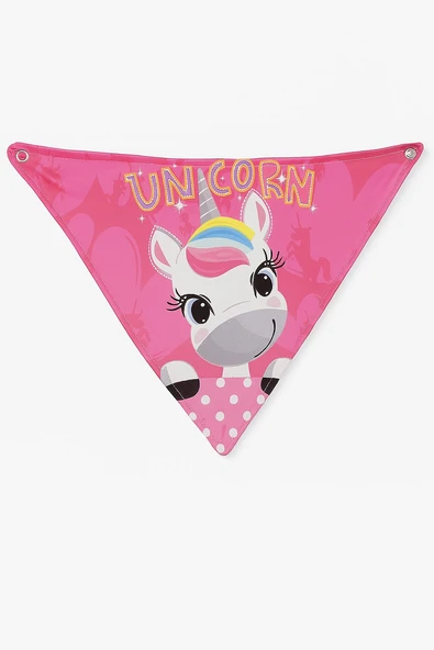 Unicorn Kız Bebek Fular Önlük - Resim 2