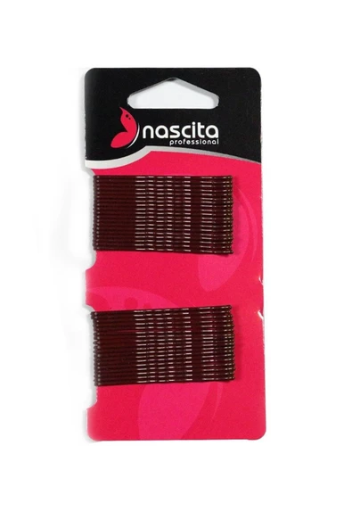 NASCİTA Topuzlu Tel Toka Kahverengi - 05