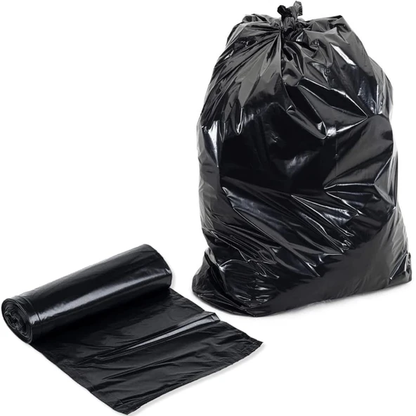 Imex professional endüstriyel Battal Boy çöp torbası 20 rulo 800g 72x95cm siyah dayanıklı 70 litre - 4