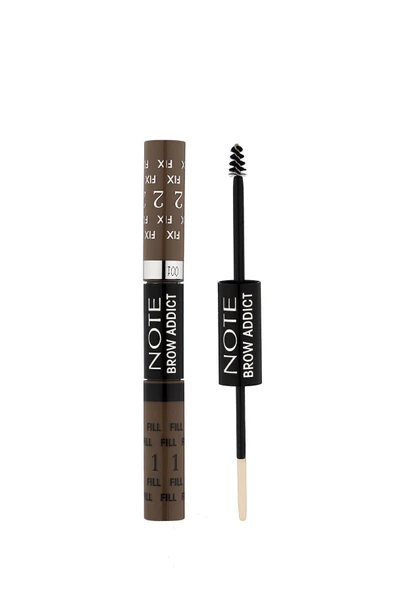 NOTE Brow Addict Fix&Fill Kaş Farı ve Maskarası 2'si 1 Arada - 02 Light Brown - 3