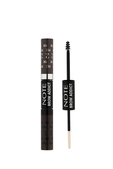 NOTE Brow Addict Fix&Fill Kaş Farı ve Maskarası 2'si 1 Arada - 04 Grey Brown - 3