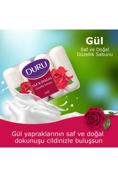DURU SAF&DOĞAL 4*70 280 GR GÜL - 2