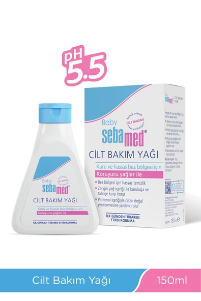 SEBAMED Baby Yatıştırıcı Etkili Kuruluk ve Tahrişe Karşı Etkili Bebek Yağı 150 ml