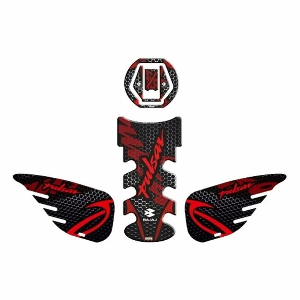 NS200 RS200 BAJAJ PULSAR 2014 - 2024 UYUMLU Tank Pad Set