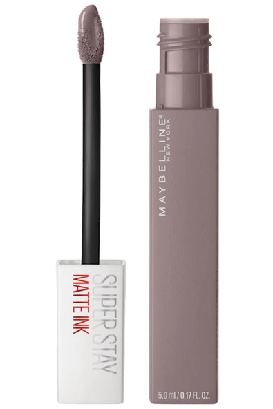 MAYBELLİNE NEW YORK Super Stay Matte Ink Unnude Likit Mat Ruj - 90 Huntress - Gri