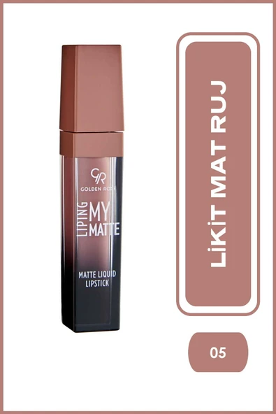 GOLDEN ROSE Liping My Matte No: 05 - Likit Mat Ruj