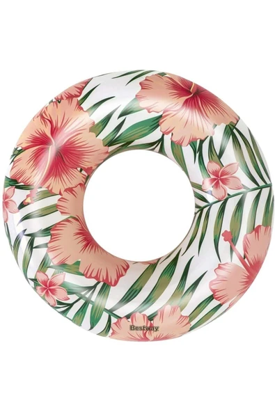 BESTWAY Tropikal Palmiye Desenli Simit 119 Cm 36237 - 3