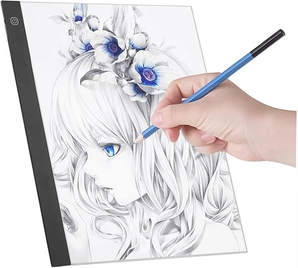 Monozone A3 LED Işıklı Çerçeve Çizim Tableti Dijital Grafik Sanat Animasyon Eskiz Çizim Kopyalama - 6