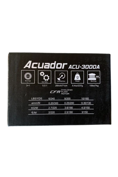 Okuma Acuador Acu-3000a 3 1bb Spin Olta Makinesi - 4