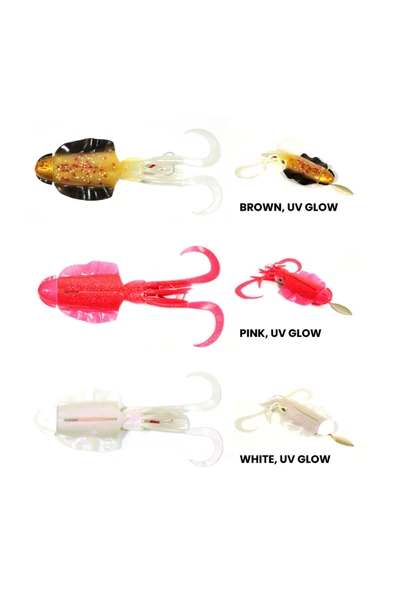 Seabor Cuttlefish 285gr Silikon Kalamar Jig Yem - Resim 2