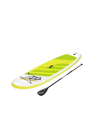 BESTWAY 65340 Paddle Şişme Kano Sörf Tahtası-çantalı Set Kürek Ve Pompa Dahil 305x84x12 Cm - 3