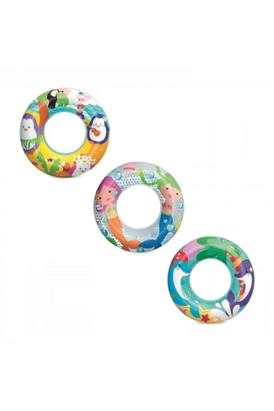BESTWAY 51cm Desenli Çocuk Yüzme Simidi - 2