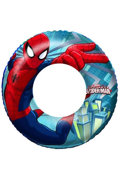 BESTWAY Örümcek Adam Spiderman Havuz Deniz Simit Erkek Çocuk Can Simit 98003