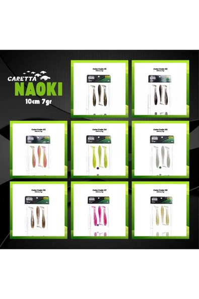 Caretta Naoki 10 Cm 7 Gr Silikon Balık