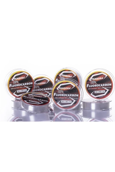 PANDORA BALIKÇILIK Pandora %100 Fluorocarbon Misina 0.35mm 50mt - Resim 2