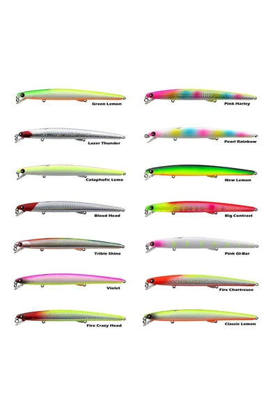 SEA HORSE Slim Berfin 145F 145mm 15gr Floating Maket Balık