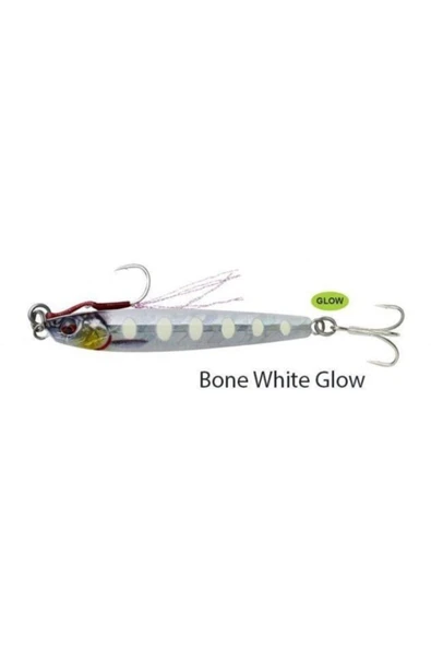 Savage Gear 3d Jig Minnow 7.5cm 20gr Suni Yem Bone White Glow ürün görseli 1