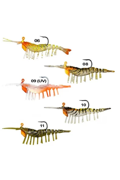 Ryuji Ayu Shrimp 7.5cm 7.2gr Silikon Karides Yem - 1