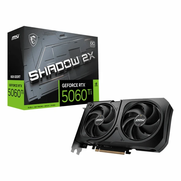 MSI Shadow 2X GeForce RTX 5060 Ti OC 8GB GDDR7 128Bit HDMI/DP Ekran Kartı ürün görseli