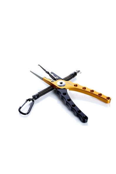 Pandora Siyah Sarı Alüminyum Halka Pensesi 20cm - Resim 2