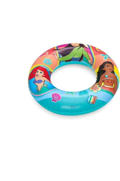 BESTWAY Disney Princess Yüzme Simidi, Çap 56 cm / 3-6 Yaş - 4