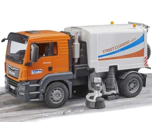Bruder Man Tgs Cadde Temizlik Aracı BR03780 - Resim 6