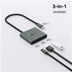 Tp-Link UH3020C USB Type C Docking Station 3 Port ( USB-C + HDMI + USB 3.0) - 4