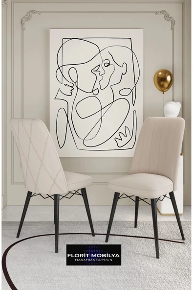 florit mobilya masamıza buyurun 6 Kişilik Açılır Yemek Odası Takımı BABYFACE Sandalye Mutfak Masa Takımı Salon,Yemek Masa Masa Takım - Resim 2