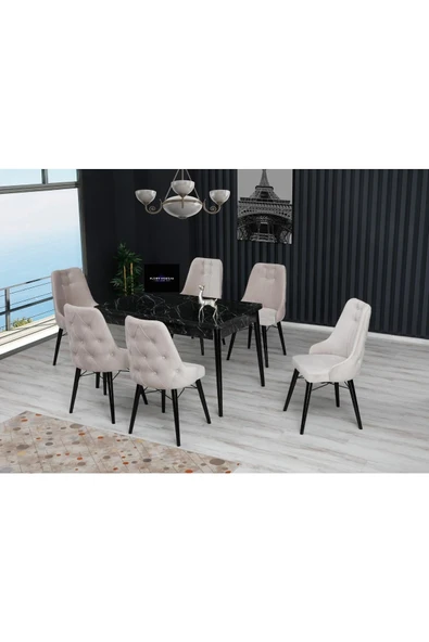 florit mobilya masamıza buyurun Iris Serisi 80*130 Açılabilir Mutfak Masası Takımı 1. Sınıf Bayby Face Kumaş ürün görseli