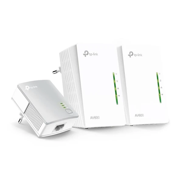 Tp-Link TL-WPA4220T KIT 300 Mbps 3lü Kit Powerline Adaptör - 3